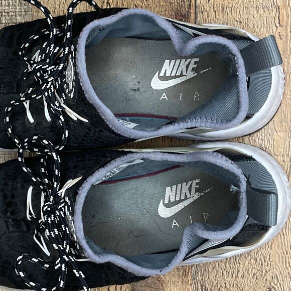 Nike Air Huarache Run Ultra Running Shoes Black Gray Size 7.5 - Picture 10 of 11